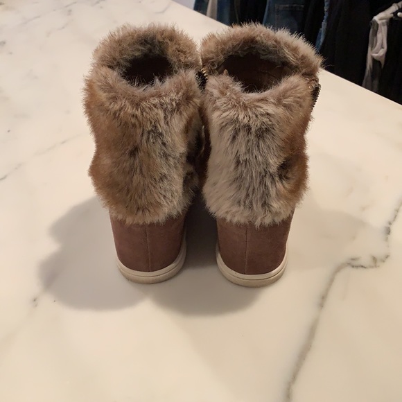 Aerosoles wedge fur boot - Picture 3 of 5